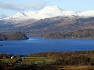 loch lomond in the trossachs scotland, trossachs national park