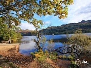 loch lomond in the trossachs scotland, trossachs national park